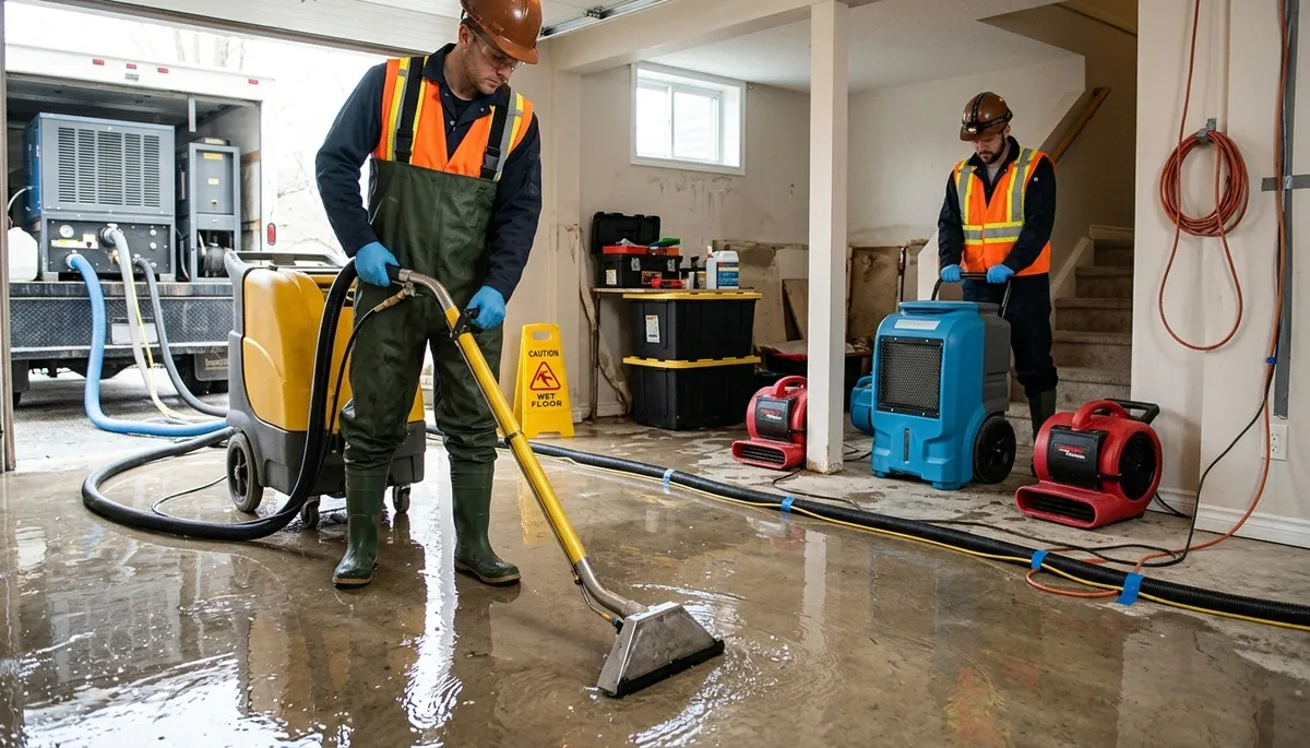 Basement Flood Cleanup Image 1