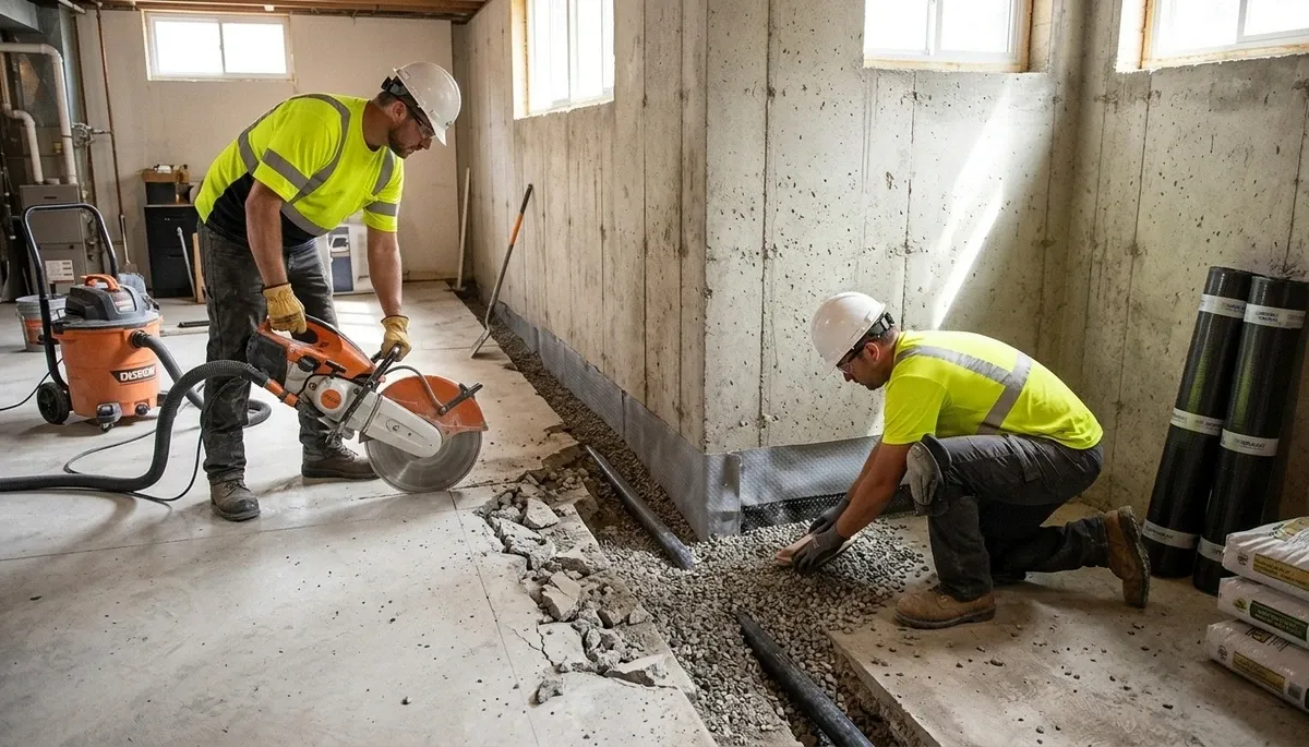 Basement Waterproofing Image 1