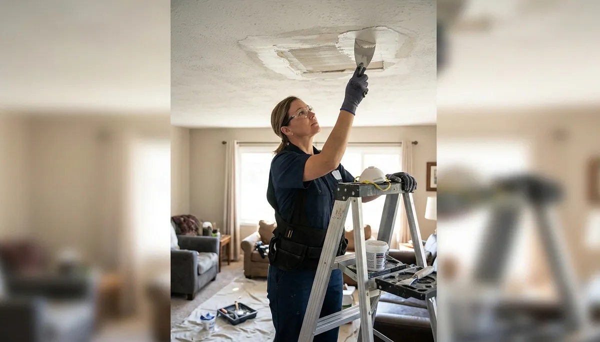 Ceiling Water Damage Repair Image 2
